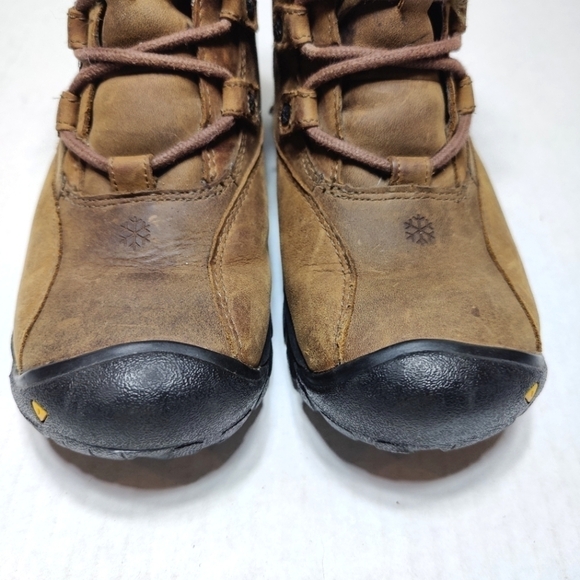 Keen Women's Fur Lined Winter Boot  Rubber Toe Size 5.5 - Picture 3 of 8